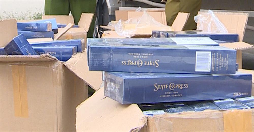 Thanh Hóa: Thu giữ 4.500 bao thuốc lá điếu do nước ngoài sản xuất không có hóa đơn, chứng từ